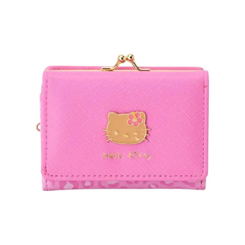 Sanrio Synthetic Leather Wallet Women's Pink-0