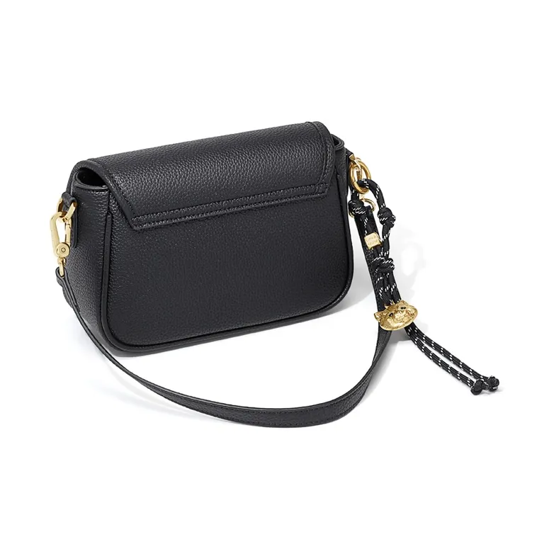 CinvaiKrose Cow Leather, Synthetic Leather Crossbody Bag, Underarm Shoulder Bag Trumpets Women's Ecru/Black-9
