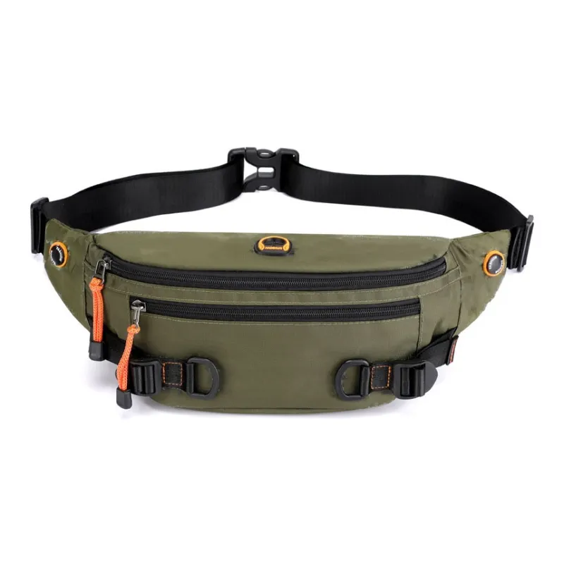 Boniu Nylon Shoulder Bag, Fanny Pack Regular Men's Multicolor-3