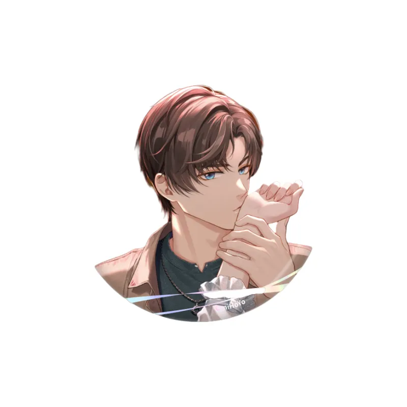 MIHOYO Book Of Undetermined Events Deep Affection Light Kiss Collection Tinplate Badge-1
