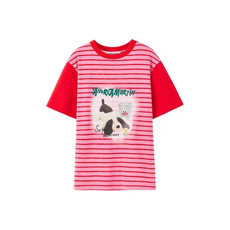 ANDREA MARTIN Drop Shoulder Sleeve T Shirt Women's-6