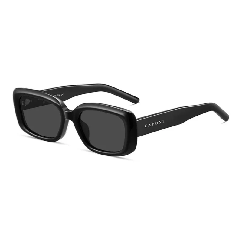CAPONI TR/Memory Plastic Square Sunglasses Unisex-0