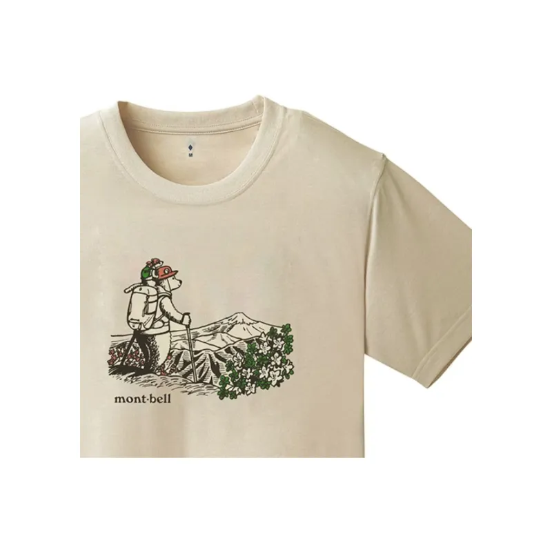 MONTBELL WIC.T HIKING BEAR T Shirt Unisex-3