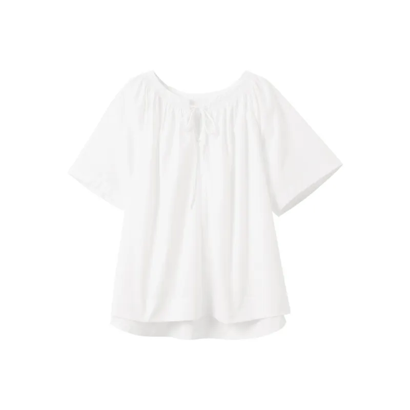 3COLOUR Chiffon Shirts Women's Cloud White-0