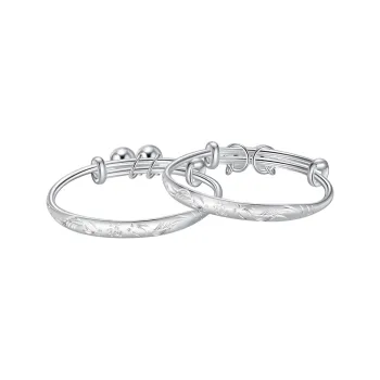 CHOW TAI SENG Sterling Silver 990 Bangles Kids'