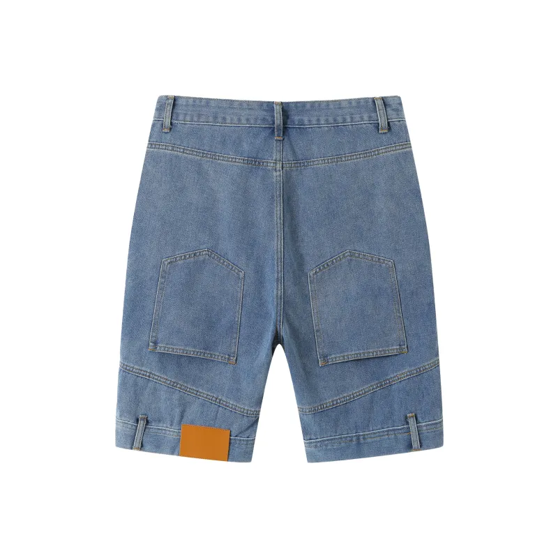 Emoji Denim Shorts Unisex-0