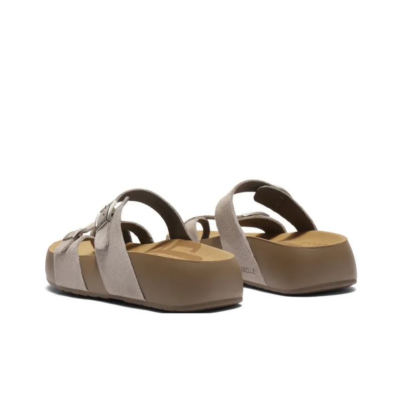 BELLE Slide Slippers Women's Yellow/Gray/Ecru-8