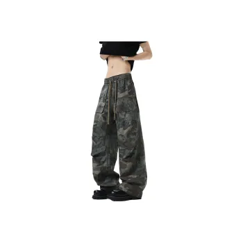 TELENT Casual Pants Unisex Camouflage