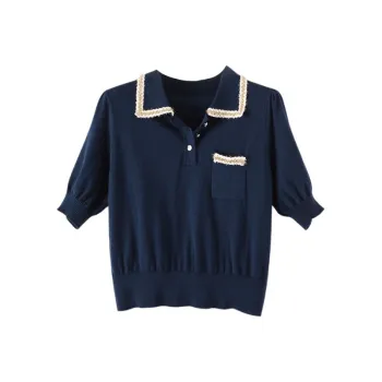 Late White Knitwear Women's Dark Blue