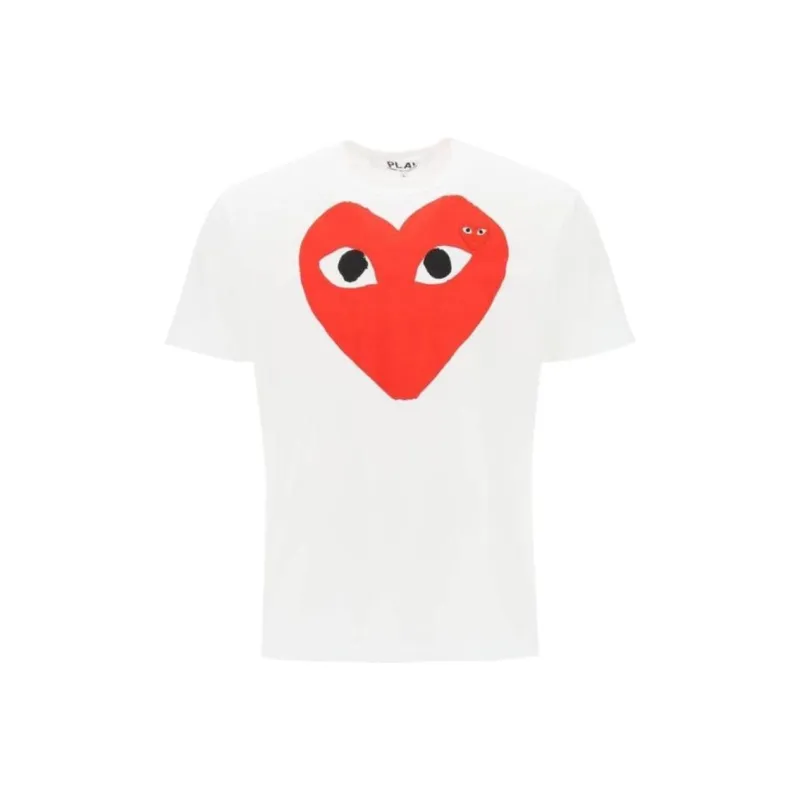 Comme Des Garcons Play Red Heart Emblem T shirt-0