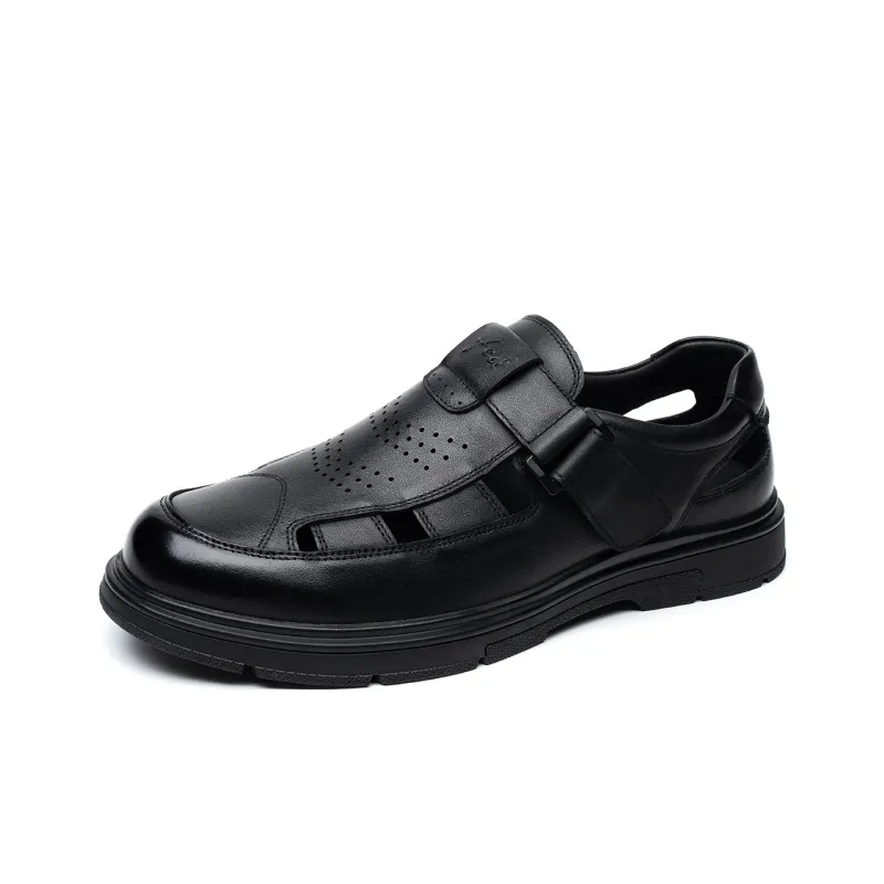 FED Men's Casual Shoes Men Low Top Black-1