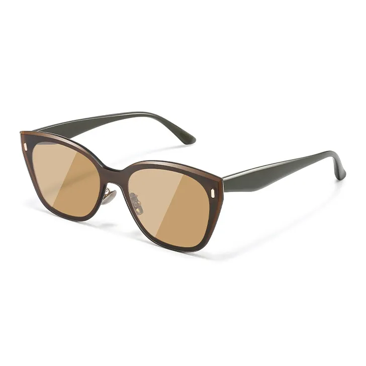 BERTHA TR/Memory Plastic Alloy Square Sunglasses Unisex-4
