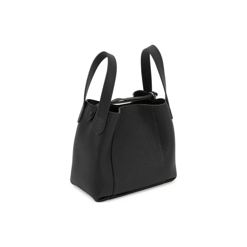 VENOF Top Grain Cow Leather Bucket Bag, Shoulder Bag, Crossbody Bag, Handbag Trumpets Women's Multicolor-17