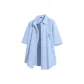 [Ice Silk Quick Dry]Light Blue (Mk Courage Guide Chest Logo)