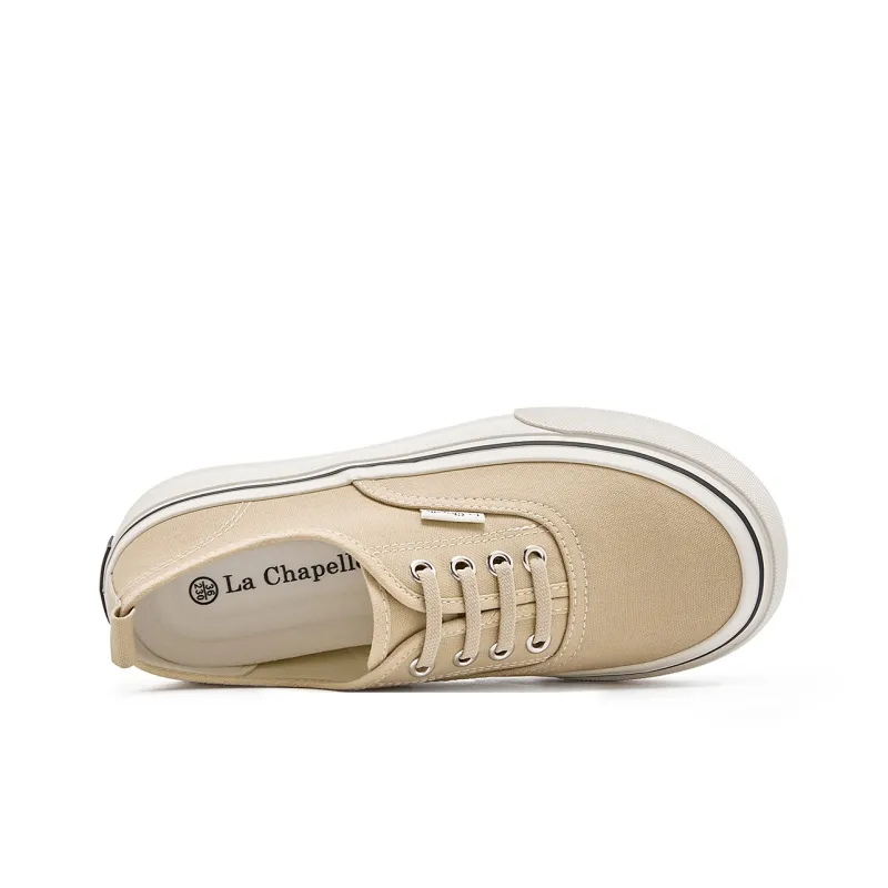 La Chapelle Low Top Skateboard Shoes Women's Apricot-5