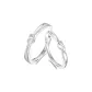 Intertwined Love Couple Rings