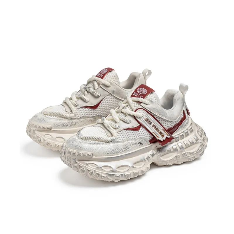 Colorful Creations Slip Resistant, Abrasion Resistant, Breathable, Height Increasing Chunky Sneakers Men's-6