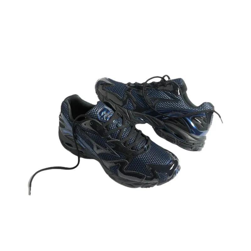 END. x Mizuno Wave Rider 10 Anti Slip Wear Resistant Low Top Running Shoes Unisex Blue-1