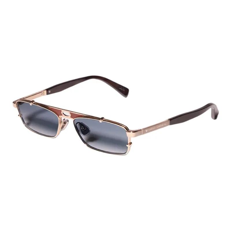 Brunello Cucinelli Ox Horn Square Sunglasses Unisex Gold-0