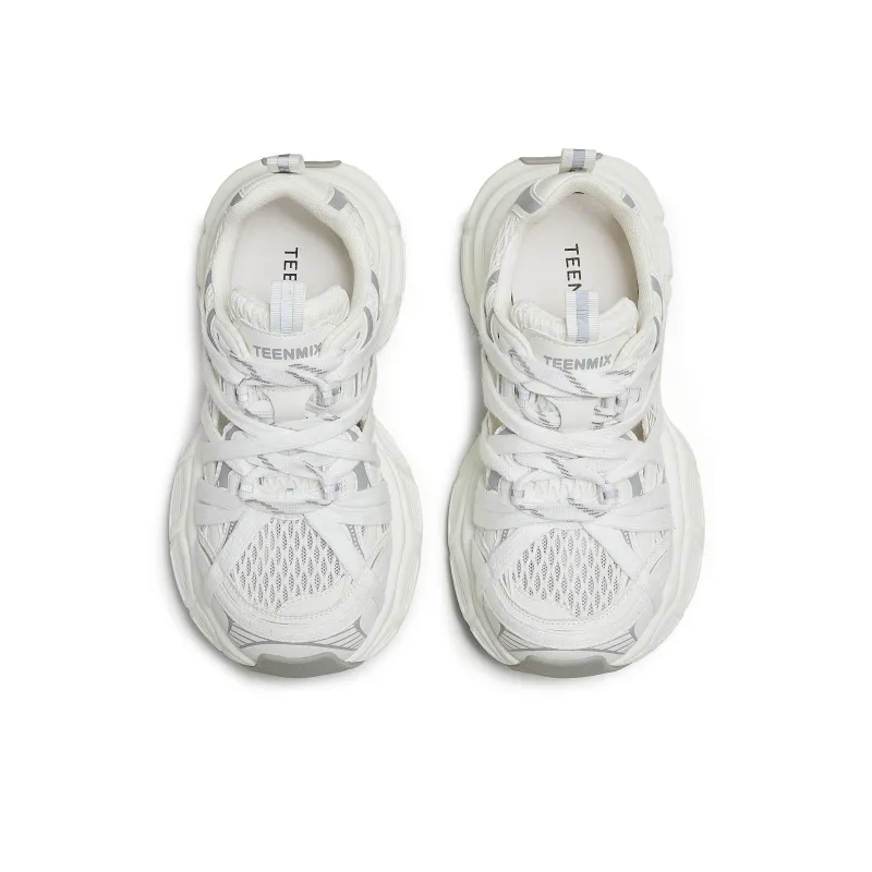 Teenmix Cushioning, Slip Resistant, Abrasion Resistant, Impact Resistant Low Top Chunky Sneakers Women's-7