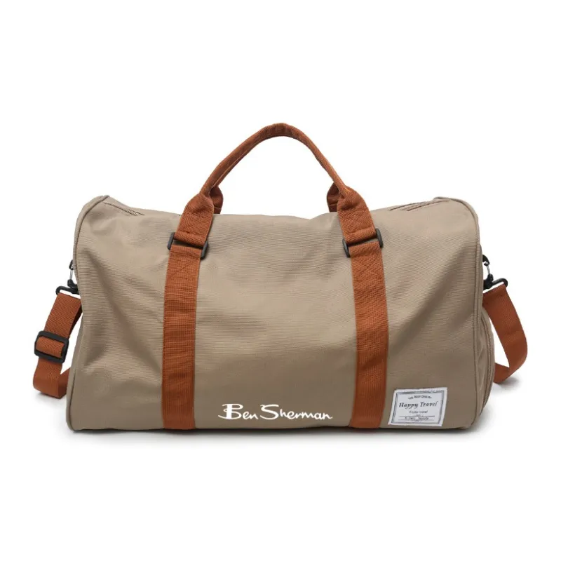 BEN SHERMAN Nylon Crossbody One Shoulder Travel Bag Unisex Multicolor-1