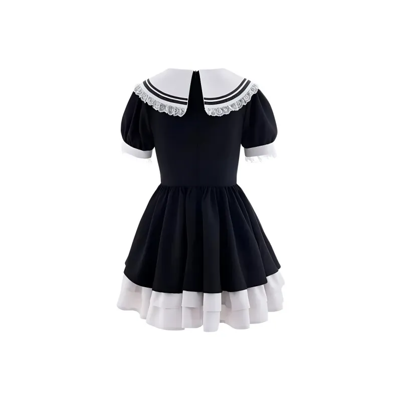 Mu Xiao Xin Short Sleeved Dress Women's-0