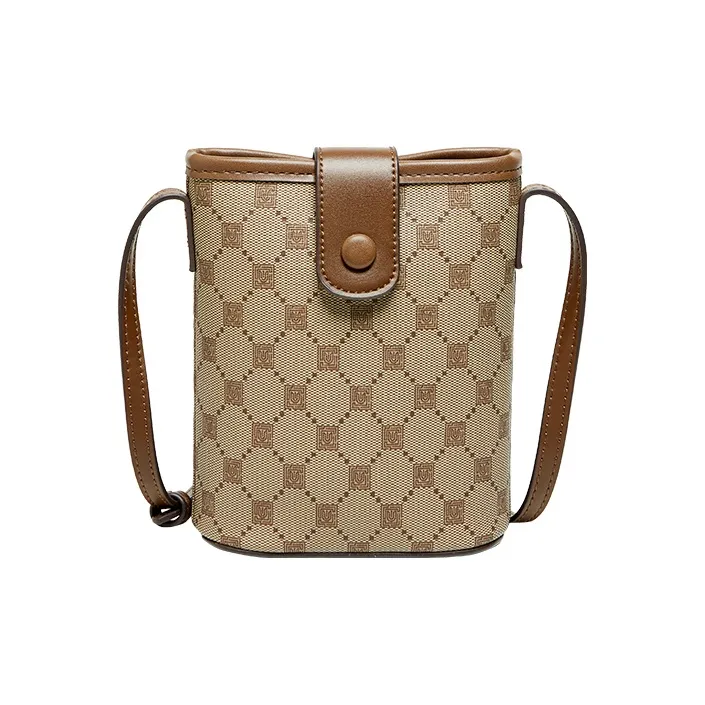 15 MINS PVC And Synthetic Leather Mom Cell Phone Pouch Crossbody Bag Shoulder Bag Mini Women's Coffee-0