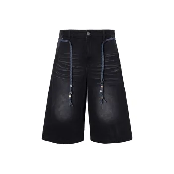 ROCAWEAR Denim Shorts Unisex Black