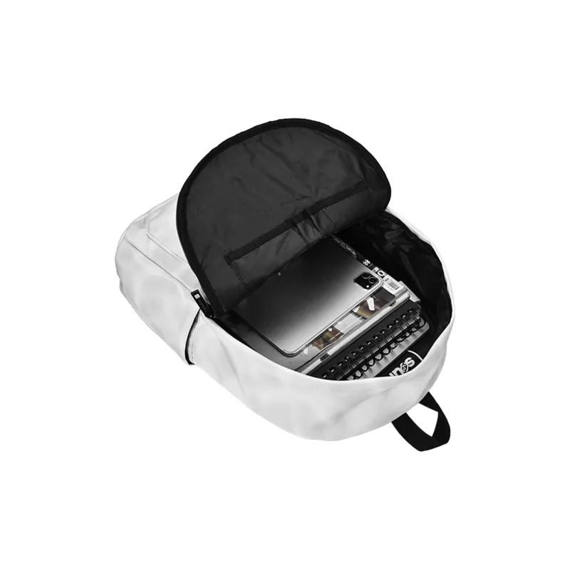 ONRF SOUNDBYTE Collaboration Polyester Backpack Medium Size Unisex White-3