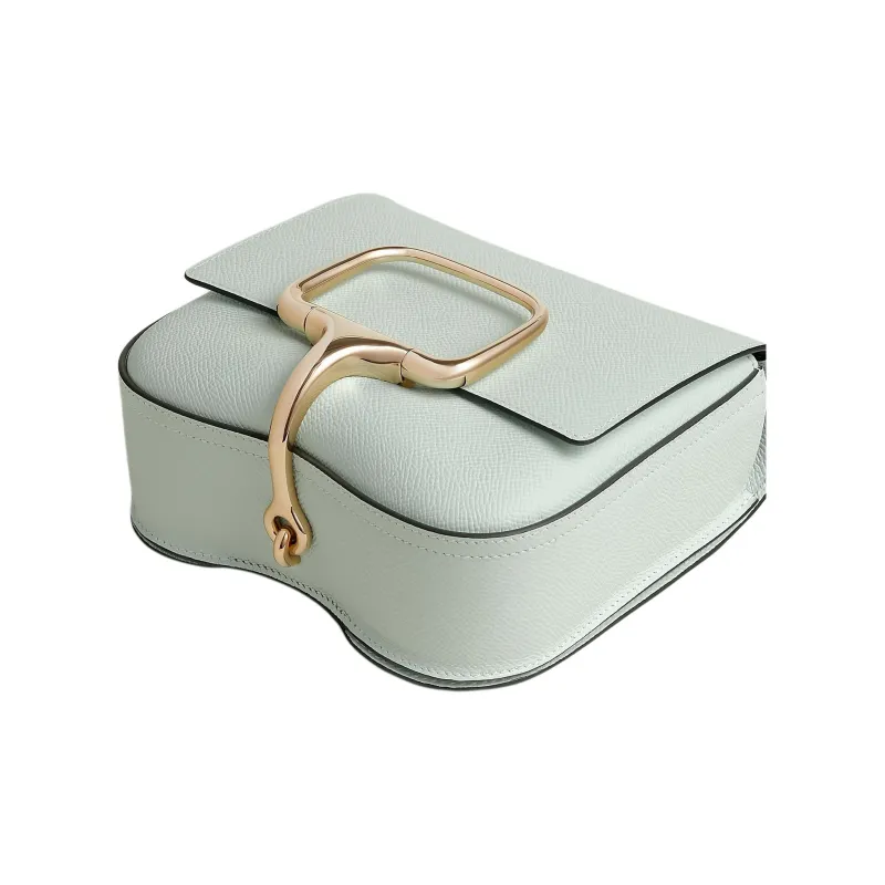 HERMES Della Cavalleria Epsom Calfskin Shoulder Bag Mini Women's Spicy Mint Green-3