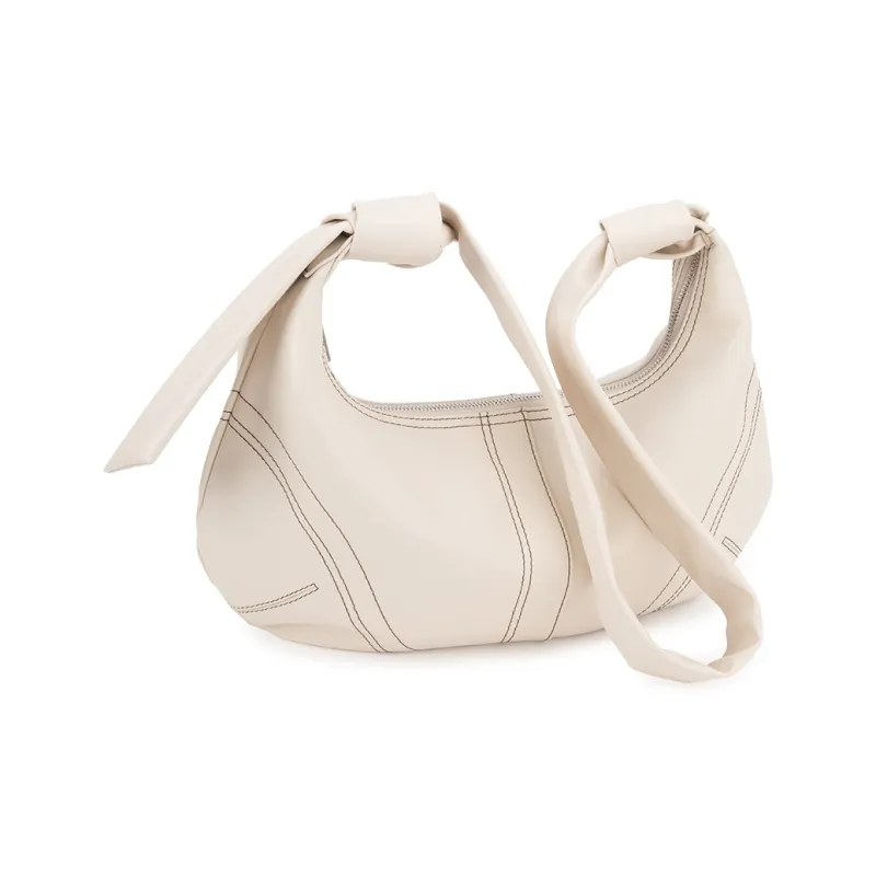 VENOF Cow Leather Crossbody Underarm Crescent Moon Dumpling Shoulder Bag Medium Size Women's Multicolor-8