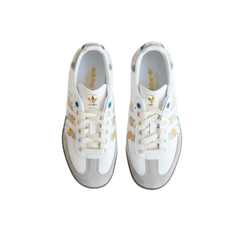 Juice x Adidas Originals SAMBA OG Low Top Skateboard Shoes Unisex White-3