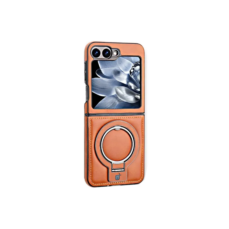 MOWEITU Leather Material 360 Magnetic Stand Phone Cases Compatibility  Samsung Z Fold 3, Z Fold 4, Z Fold 5, Z Fold 6-5