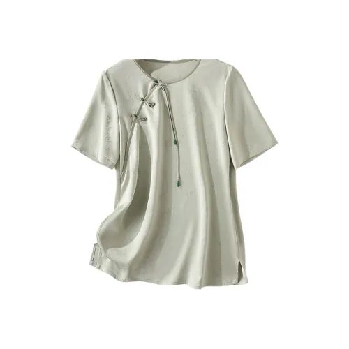 IHIMI SS24 Shirt Women's Light Lotus Green