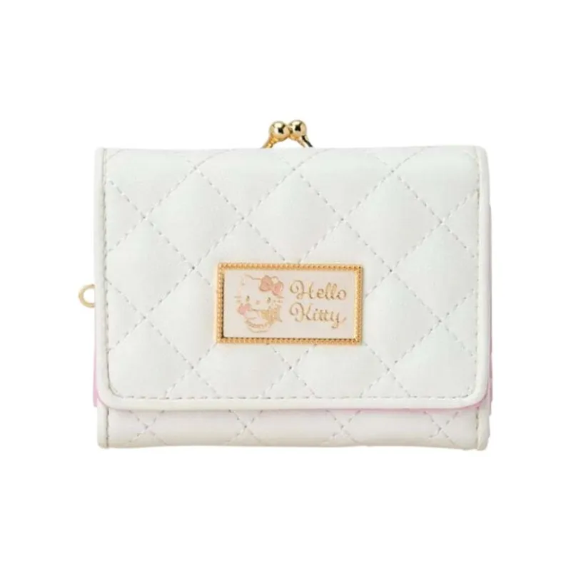Sanrio Leather Wallet Regular Women's White-0