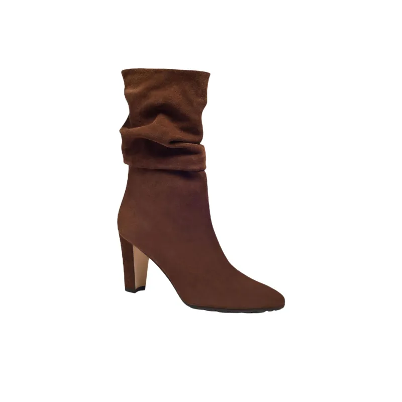 MANOLO BLAHNIK Calasso Ankle Boots 9cm Women's Brown-2