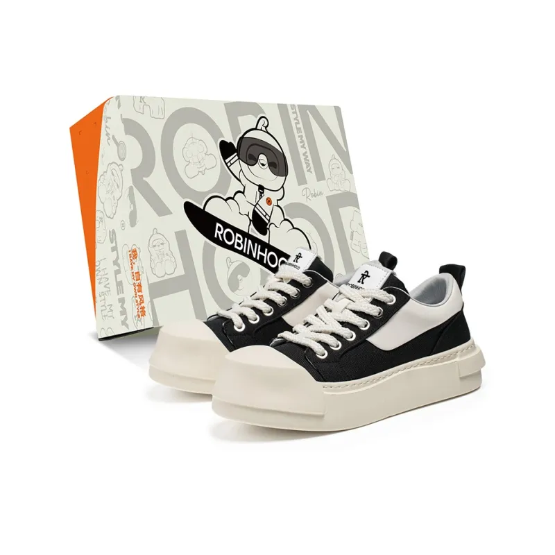 ROBINHOOD Slip Resistant, Abrasion Resistant, Lightweight, Breathable Low Top Skateboard Shoes Men's Box Included-1