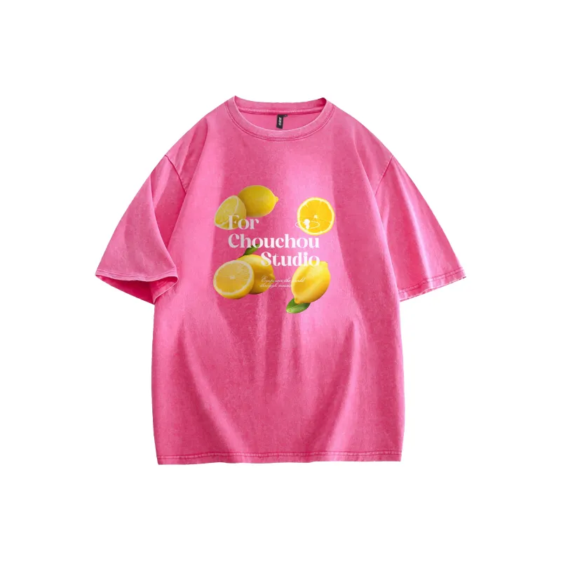 CHOUCHOUS Drop Shoulder Sleeve T Shirt Women's-7