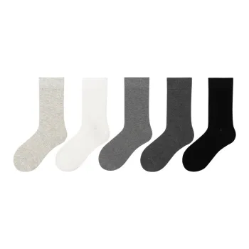 LIANGPU Mid Calf Socks Men's 5 Pack