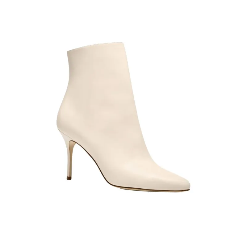 MANOLO BLAHNIK Insopo Ankle Boots 9cm Women's Cream-2