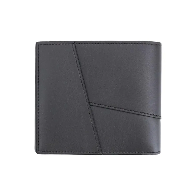 LOEWE Calfskin Wallet Men's Dark Gray-1