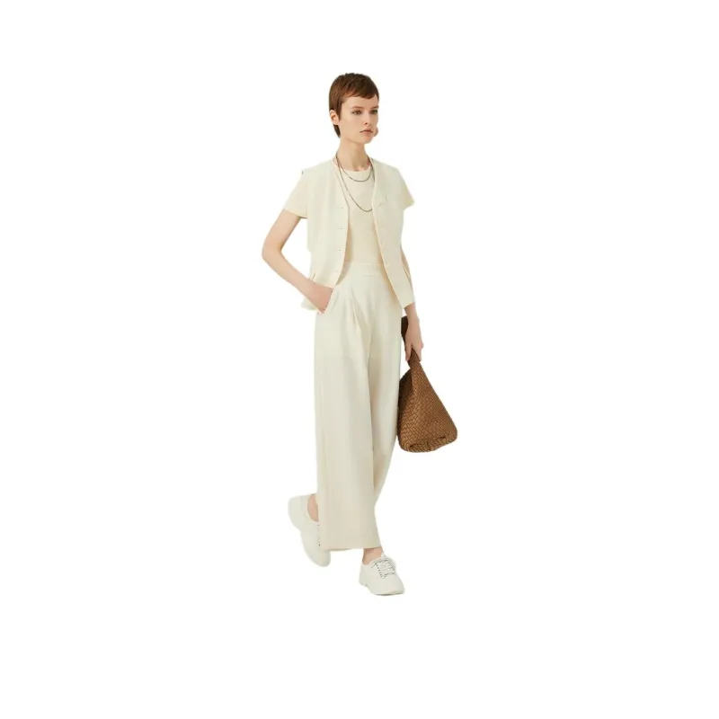 Anmani Suit Trousers Women's Ice Sand Yellow-1