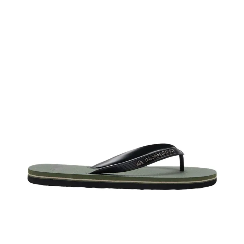 Quiksilver Molokai Core Abrasion Resistant Slip Resistant Flip Flops Men's Green-1