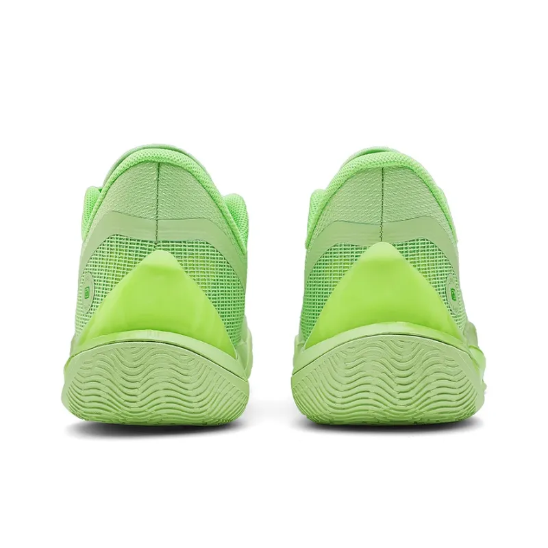 IVERSON Basketball Shoes Unisex Low Top Lime Green-4