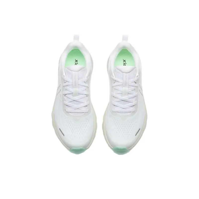 XTEP Cloud Wing 3 Coverage Slip Resistant Low Top Casual Running Shoes Women's White Green-2