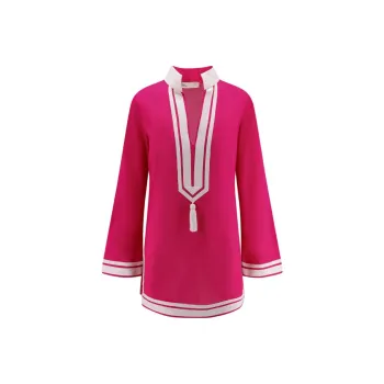 TORY BURCH Long Sleeved Dress Women's Pink