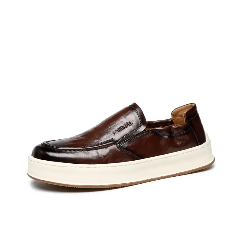 Millies Men's Casual Shoes Men Low Top Black/Brown-7