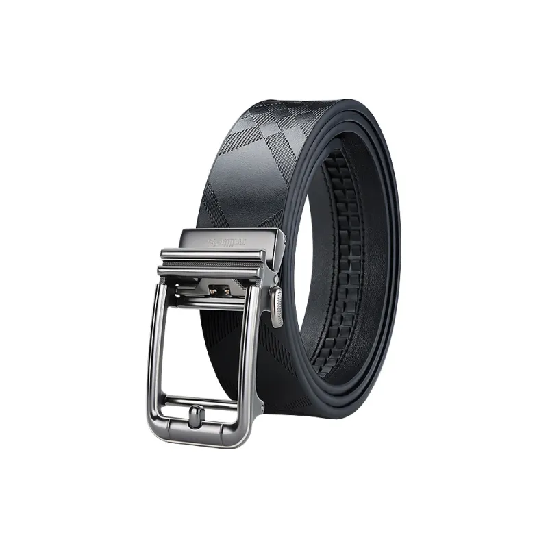 MILLIE'S Cow Split Leather Belts Men's 3.4cm-0