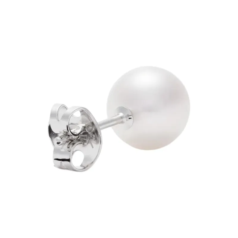 TASAKI 18K White Gold Earrings Women's Silver-1