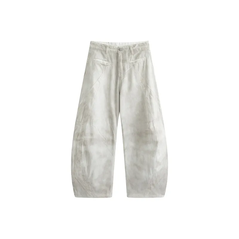OULUDE Jeans Men Dirty White-0